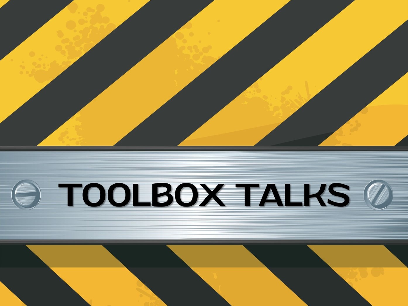 free printable toolbox talks for construction